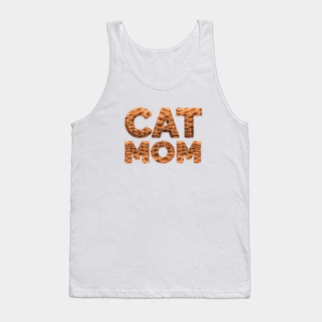 Cat Mom (Furry Text) Tank Top by leBoosh-Designs